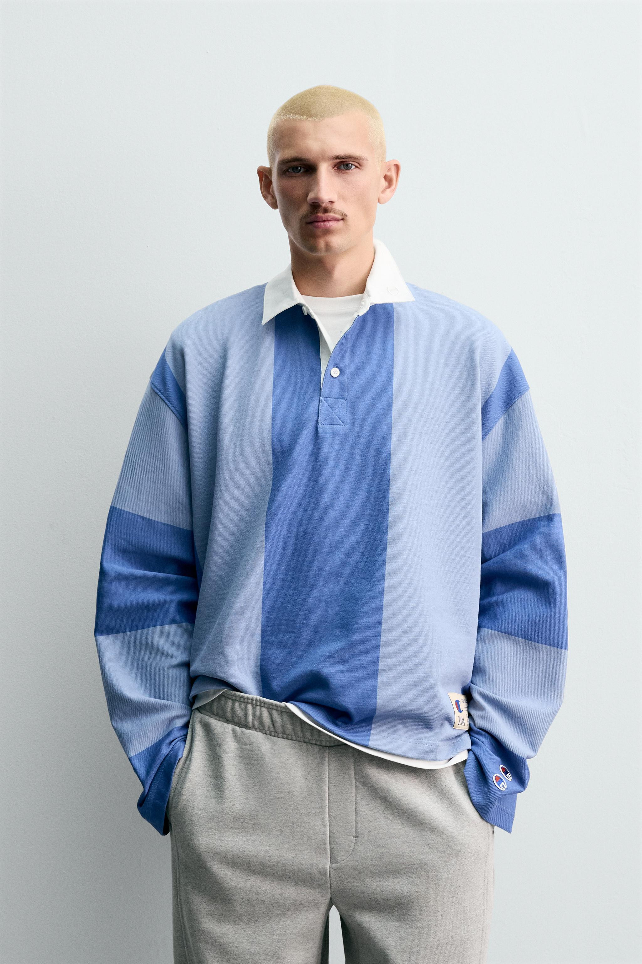 CHAMPION ® X ZARA COLOUR BLOCK POLO SHIRT | Zara UK