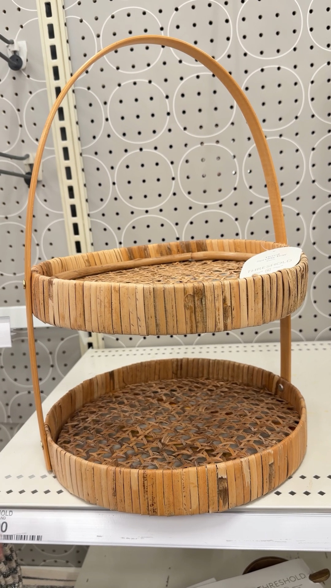 Two tiers of coastal perfection 🌿 This cane and rattan two tiered tray from Target is one of those pieces that works literally everywhere in your home. Use it in your kitchen for a fruit and bread display, on your coffee table for styling, on your dining table as a centerpiece, in your bathroom for organizing, or on your counter as a coastal catch-all. So much function AND it looks gorgeous. @Target 



#LTKHome #LTKSaleAlert #LTKU
