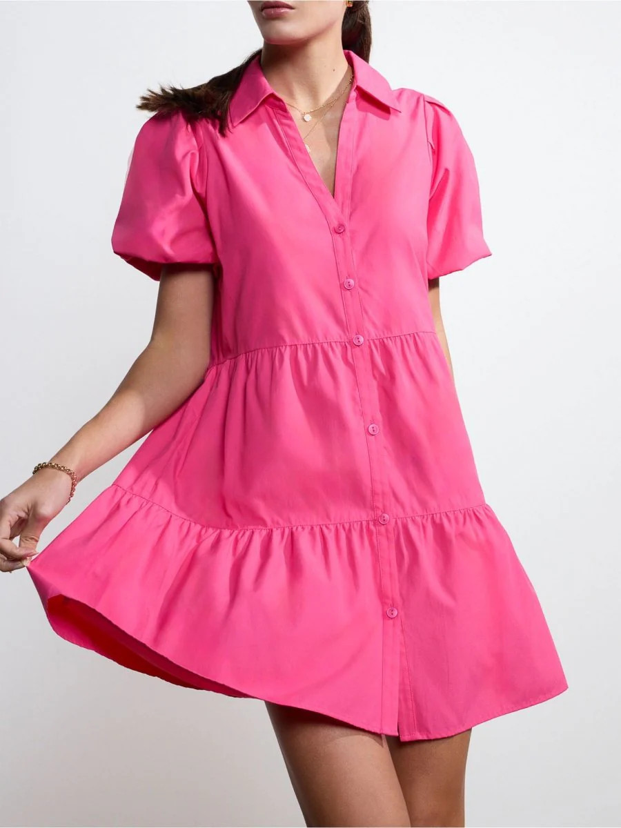 Brochu Walker | Women's Havana Mini Dress in Hot Pink | Brochu Walker