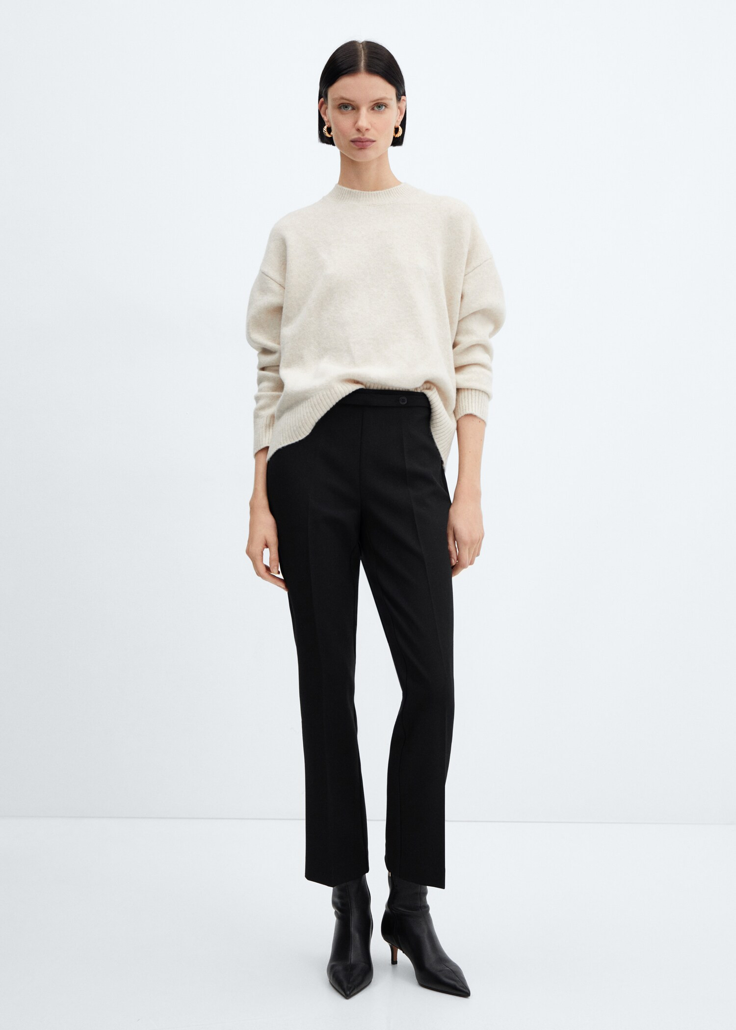 Gerade Hose mit Gürtel | MANGO (DE)