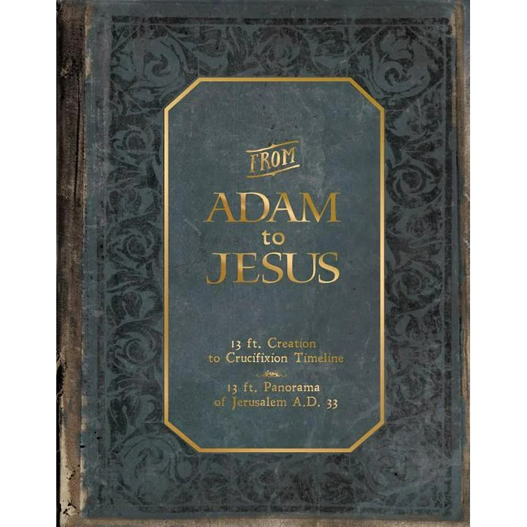 From Adam to Jesus : 13 Ft. Creation to Crucifixion Timeline: 13 Ft. Panorama of Jerusalem A.D. 3... | Walmart (US)
