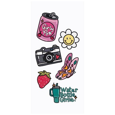 CharCharms Sticker Pack Girlie Pop Bottle Accessory | Target