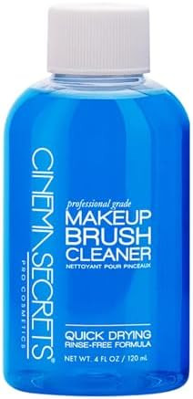 Cinema Secrets Original Blue Vanilla Makeup Brush Cleaner Solution - Professional Cleanser for Ma... | Amazon (US)
