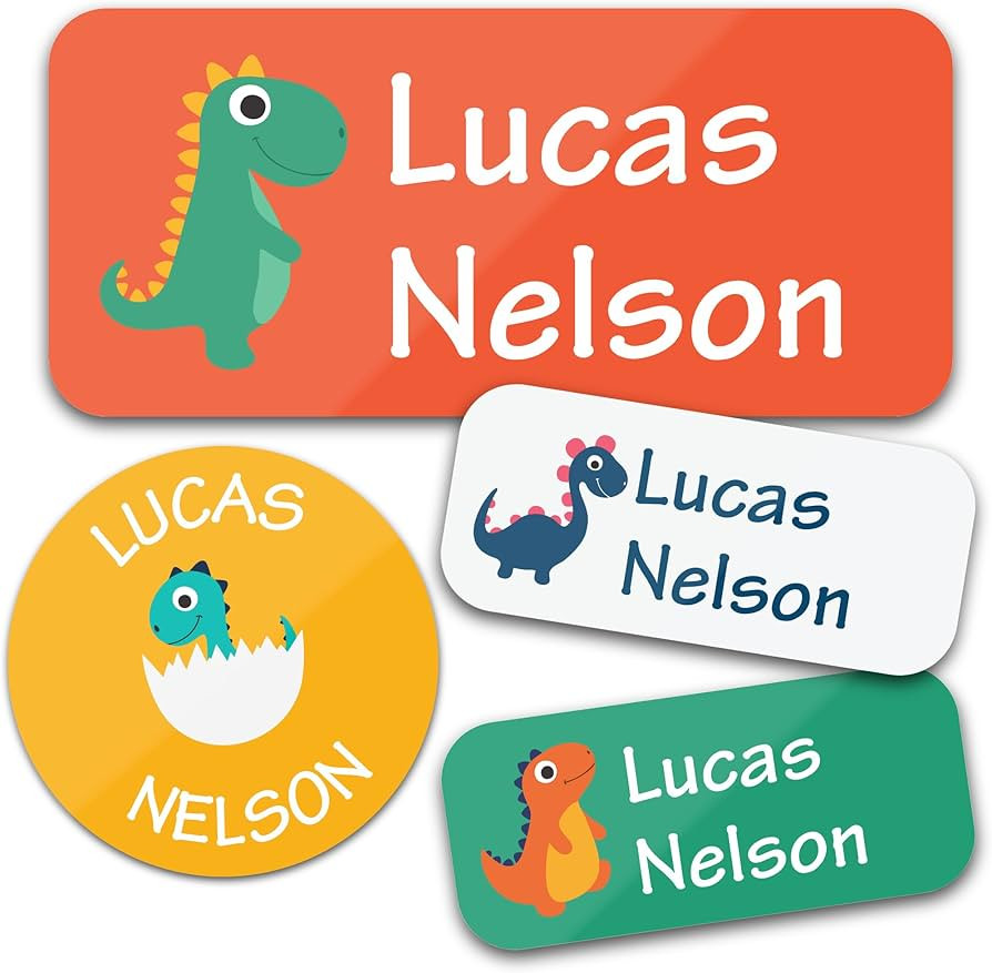 Personalized Daycare Name Labels for Kids (130 Labels) - Custom Waterproof Name Stickers for Clot... | Amazon (US)