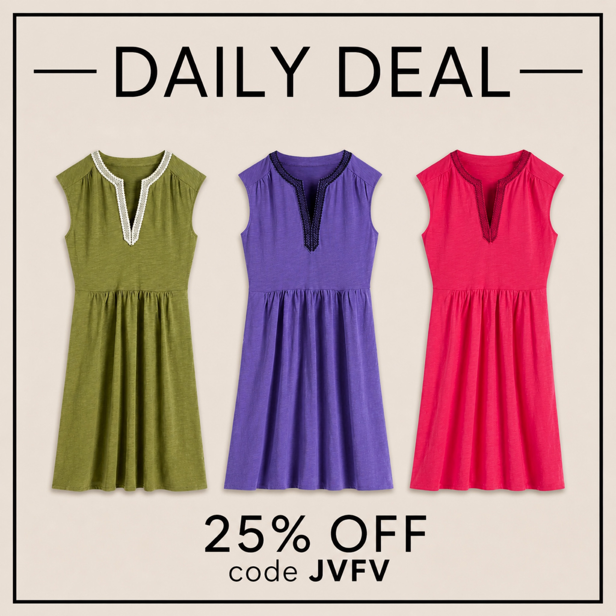25% off summer essentials with the code JVFV

#LTKSaleAlert