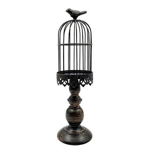 Retro Shabby Candle Holder, Bird Cage Decor,Decorative Birdcage Candle Holder Vintage Metal Candl... | Amazon (US)