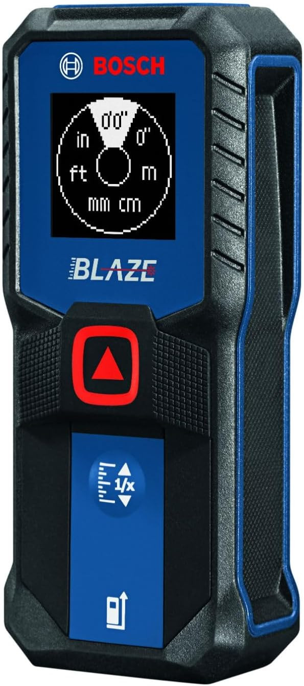 BOSCH GLM100-23 100 Ft Blaze Laser Distance Measure, Includes 2 AA Batteries | Amazon (US)