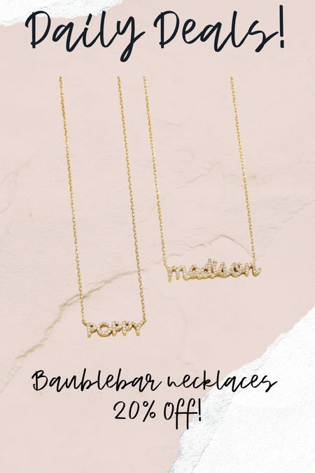 Baublebar necklaces 

#LTKFindsUnder100 #LTKSaleAlert #LTKStyleTip