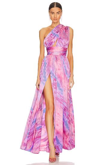 Aphrodite Gown in Purple Palma | Purple Dress Dresses | Vacation Dress Outfits | Spring Outfits | Revolve Clothing (Global)