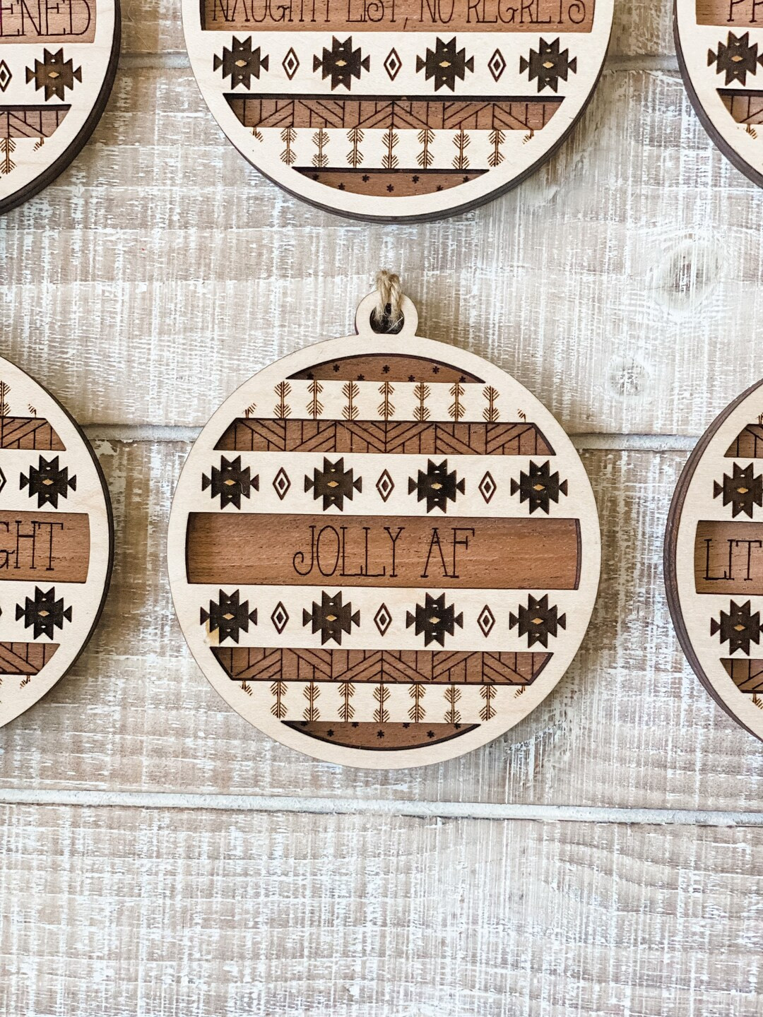 Set of Christmas Ornaments Boho Christmas Ornaments Boho - Etsy | Etsy (US)