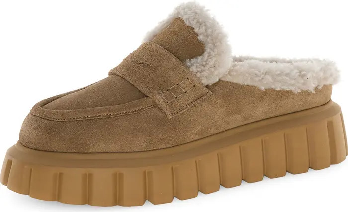 Grenelle Genuine Shearling Platform Mule (Women) | Nordstrom