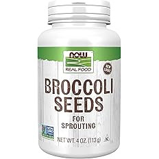 Amazon.com: NOW Foods, Broccoli Seeds For Sprouting, Non-GMO Project Verified, 4 Ounces : Grocery... | Amazon (US)