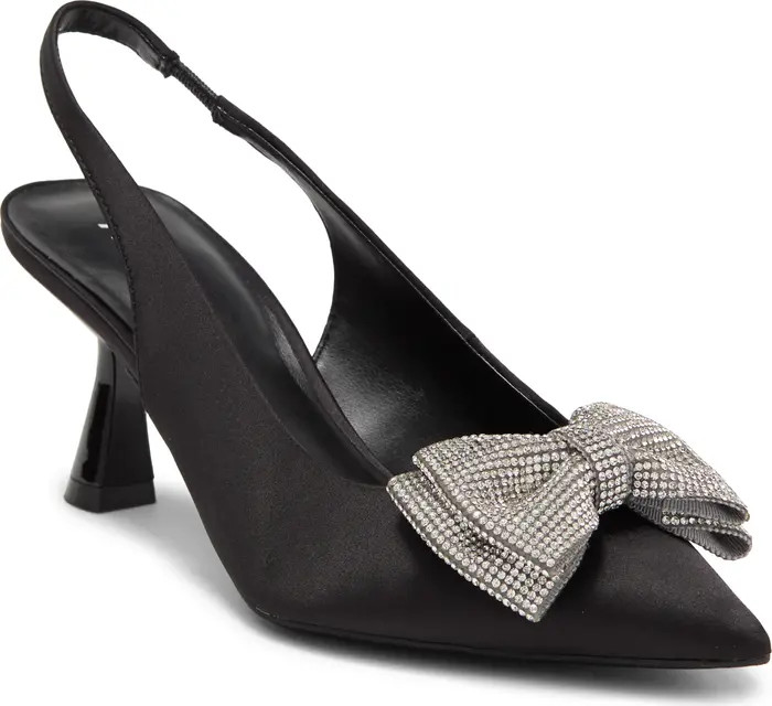 Caroline Crystal Bow Slingback Pump (Women) | Nordstrom Rack