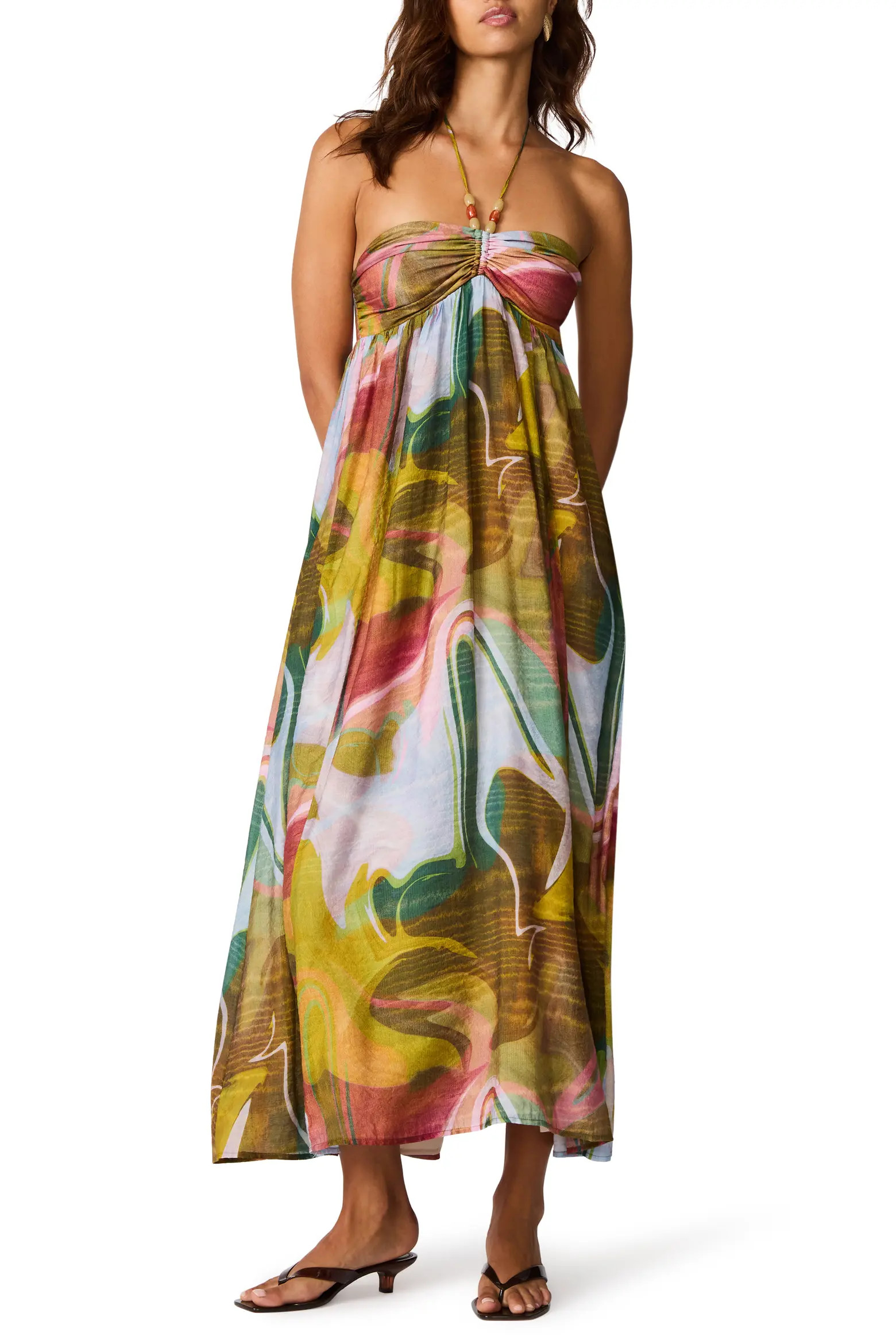 Yazmina Print Halter Maxi Dress (Women) | Nordstrom | Nordstrom