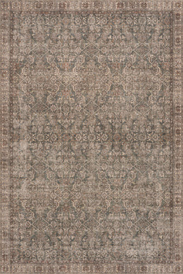 Brown Fair Hills Antiqued Jute-Blend 6' 7"" x 9' rug | Rugs USA