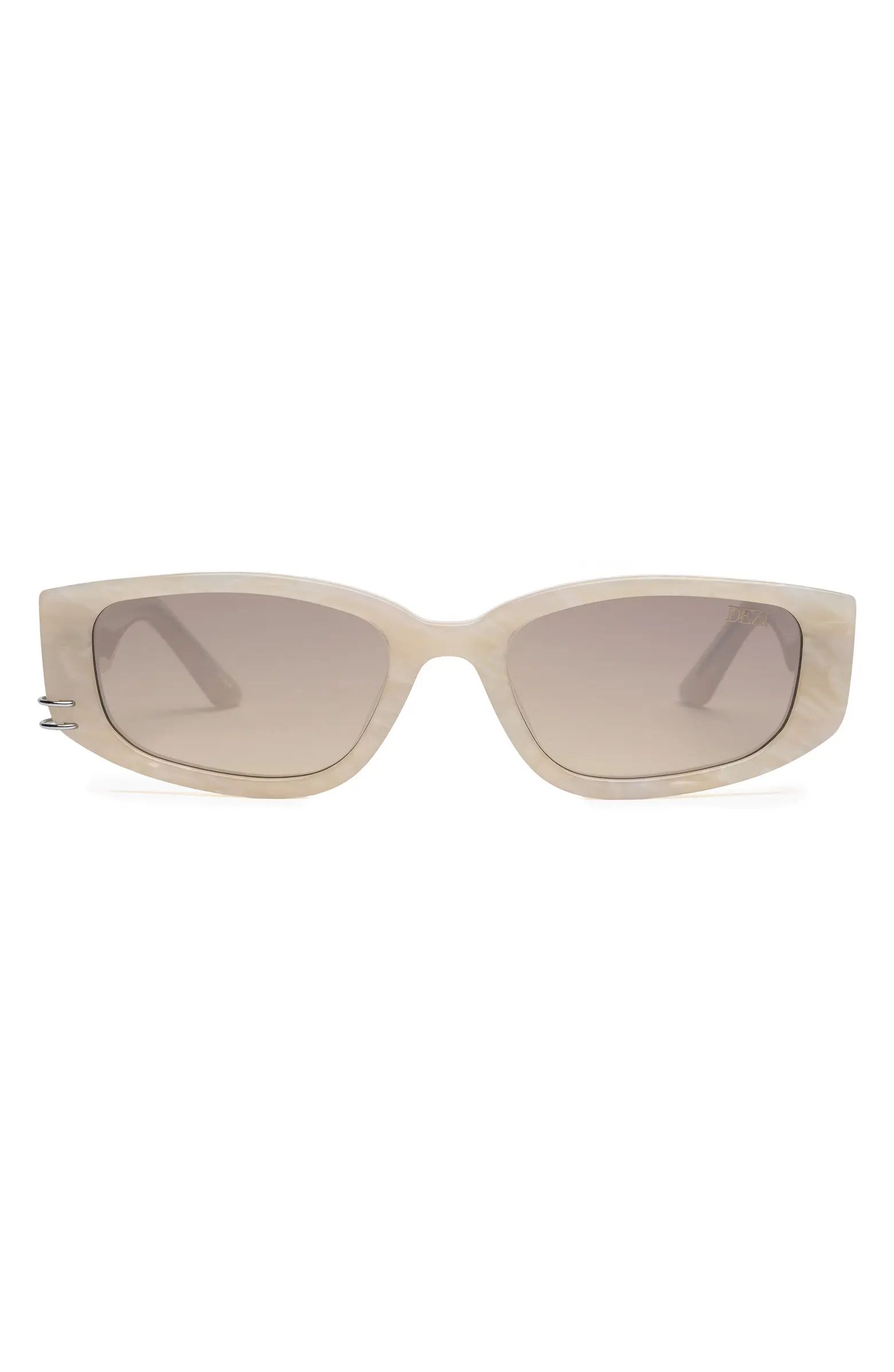 DEZI Cuffed 53mm Square Sunglasses | Nordstrom | Nordstrom