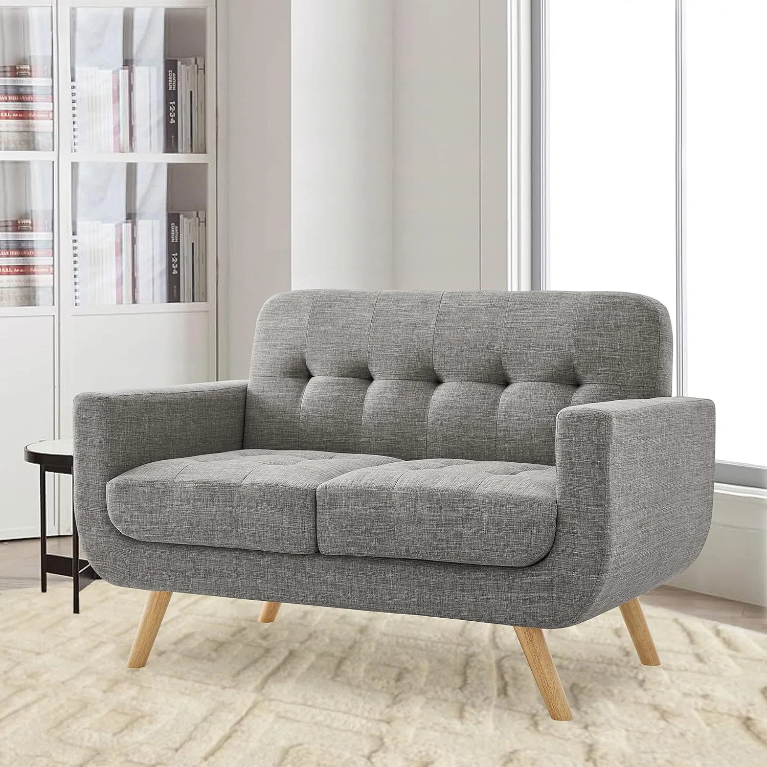 Contemporary Accent Armchair with Linen Upholstery Living Room Furniture, 2SEAT | Wayfair North America
