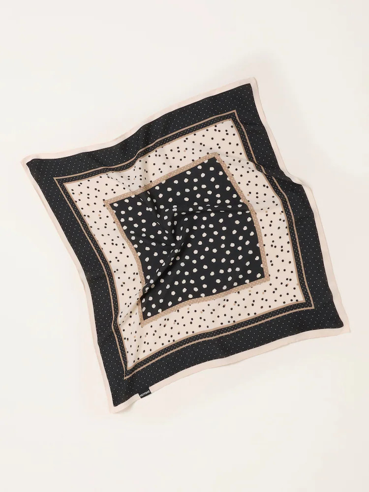 FatFace Ivory Polka Dot Hair Scarf | Next EU