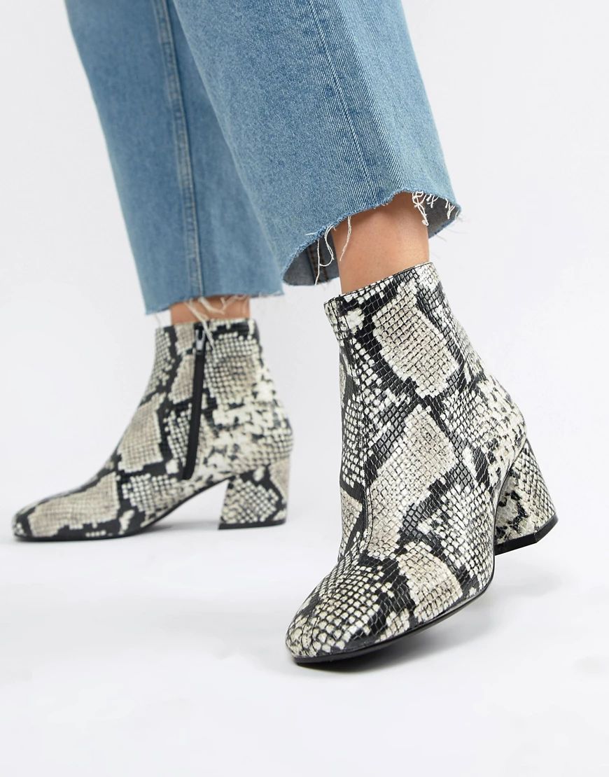 ALDO Piella Snake Print Boots-Multi | ASOS (Global)