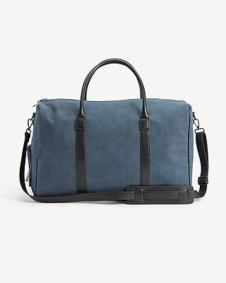 Vegan Leather Weekender Duffel Bag | Express