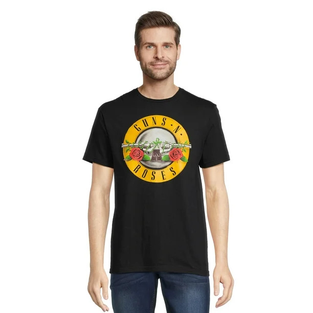 Guns N' Roses Icon Men's & Big Men's Graphic Tee with Short Sleeves, S-3XL | Walmart (US)