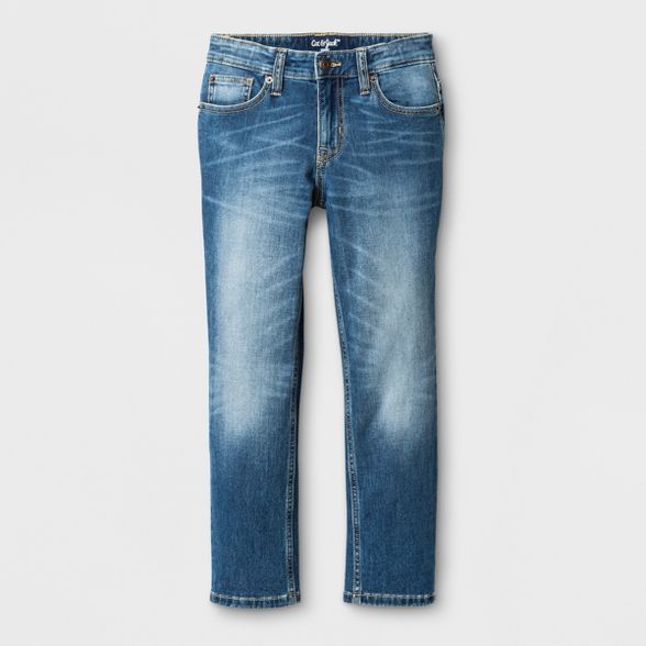 Boys' Stretch Skinny Fit Jeans - Cat & Jack™ Medium Wash | Target