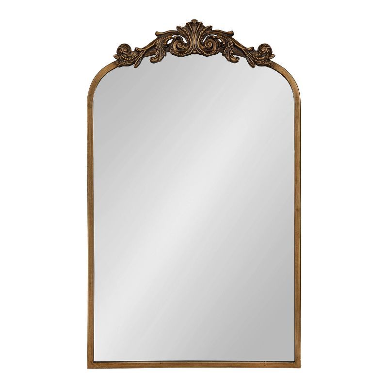 Arendahl Traditional Arch Decorative Wall Mirror Gold - Kate & Laurel All Things Decor | Target