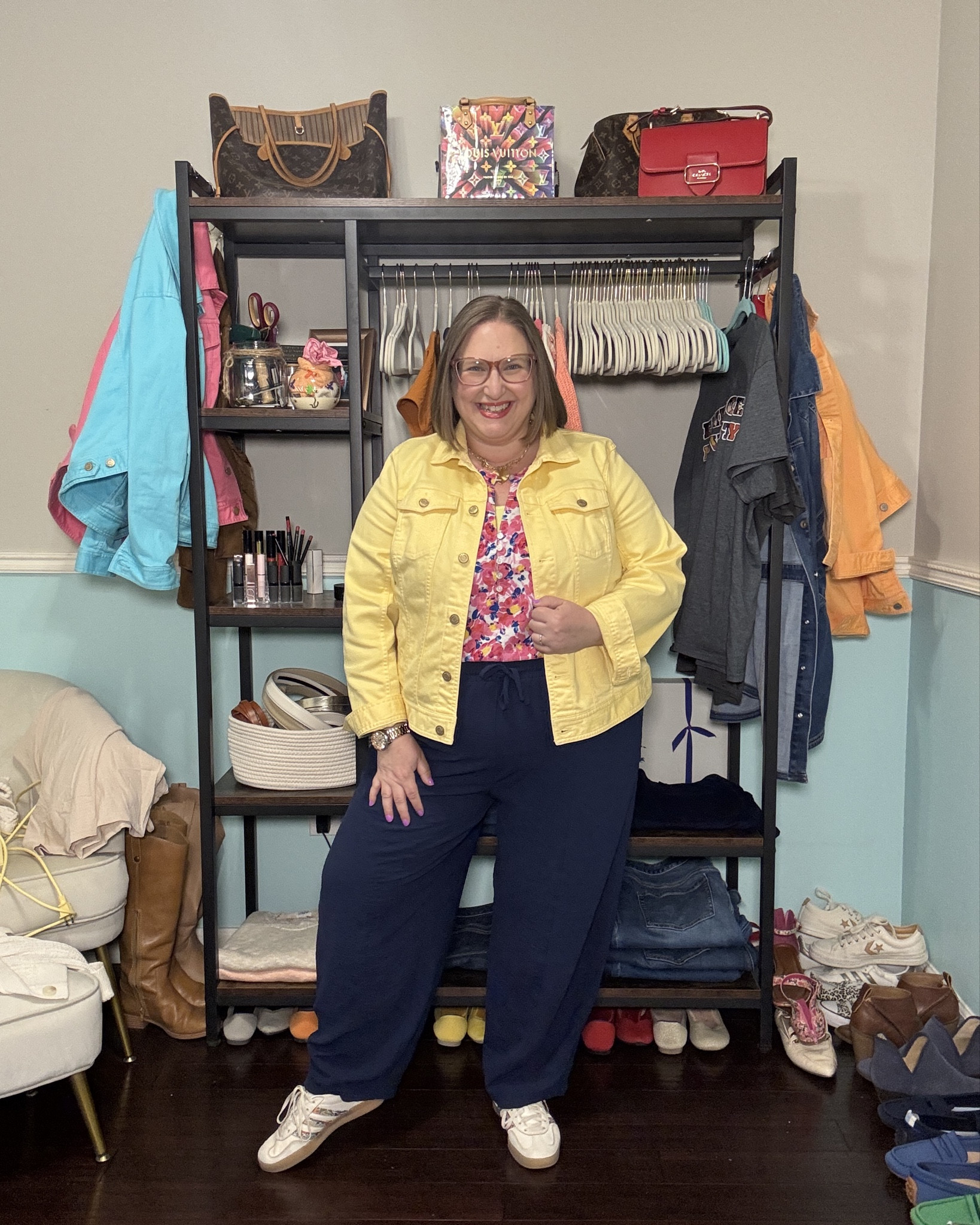 I’m wearing the Talbots jean jacket in 1xpp. The yellow isn’t available but I linked a yellow one from J.Jill. 

The pants are petite friendly — I’m 5’1” — and I wear xxl. 

I’ve had my watch for years & still get so many compliments on it. 

Everything else is old, but I linked great substitutes  

#LTKOver40 #LTKMidsize #LTKPlusSize