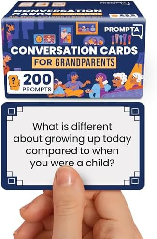 200 Conversation Starters for Grandparents – Thoughtful Gifts for Seniors – Family Games for ... | Amazon (US)