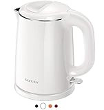 Secura Stainless Steel Double Wall Electric Kettle Water Heater for Tea Coffee w/Auto Shut-Off and B | Amazon (US)