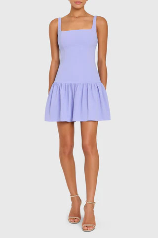 Amanda Uprichard Bryony Dress in English Lavender - Size L | Amanda Uprichard