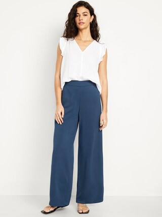 High-Waisted Playa Wide-Leg Pants | Old Navy (US)