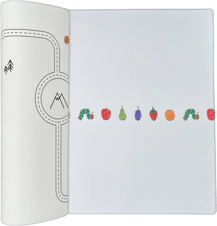 LITTLE Bot x World of Eric Carle Baby Play mat, The Very Hungary Caterpillar Ofie mat (Caterpilla... | Amazon (US)