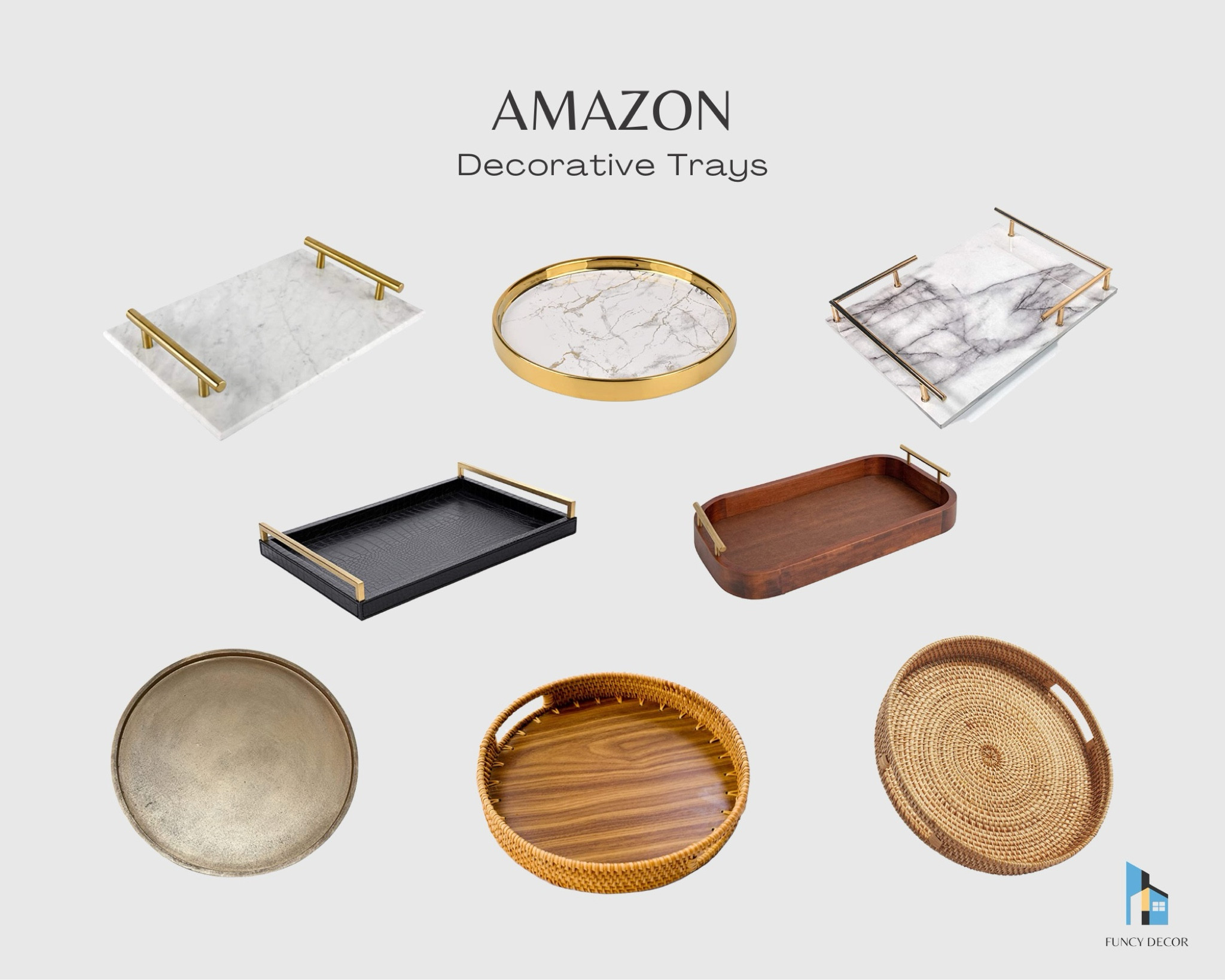 Trays add a decorative touch and are the perfect styling accessory for tables, countertops, and shelves. Here are some great trays from Amazon 

#LTKSaleAlert #LTKStyleTip #LTKHome