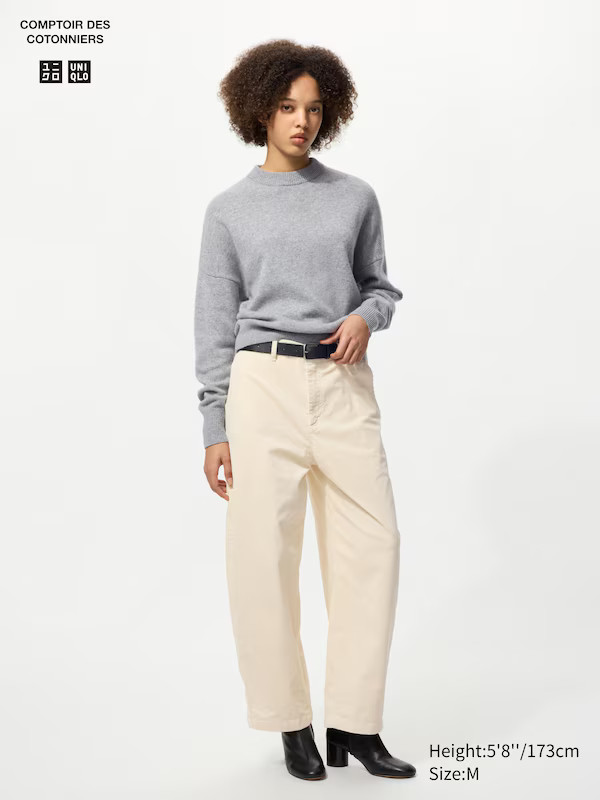 Corduroy Curve Trousers (Shorter) | UNIQLO (UK)