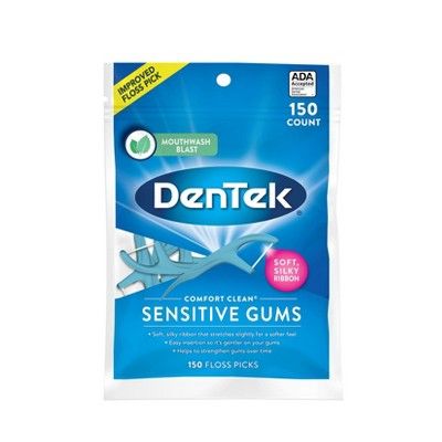 DenTek Comfort Clean Floss Picks For Sensitive Gums - 150ct | Target