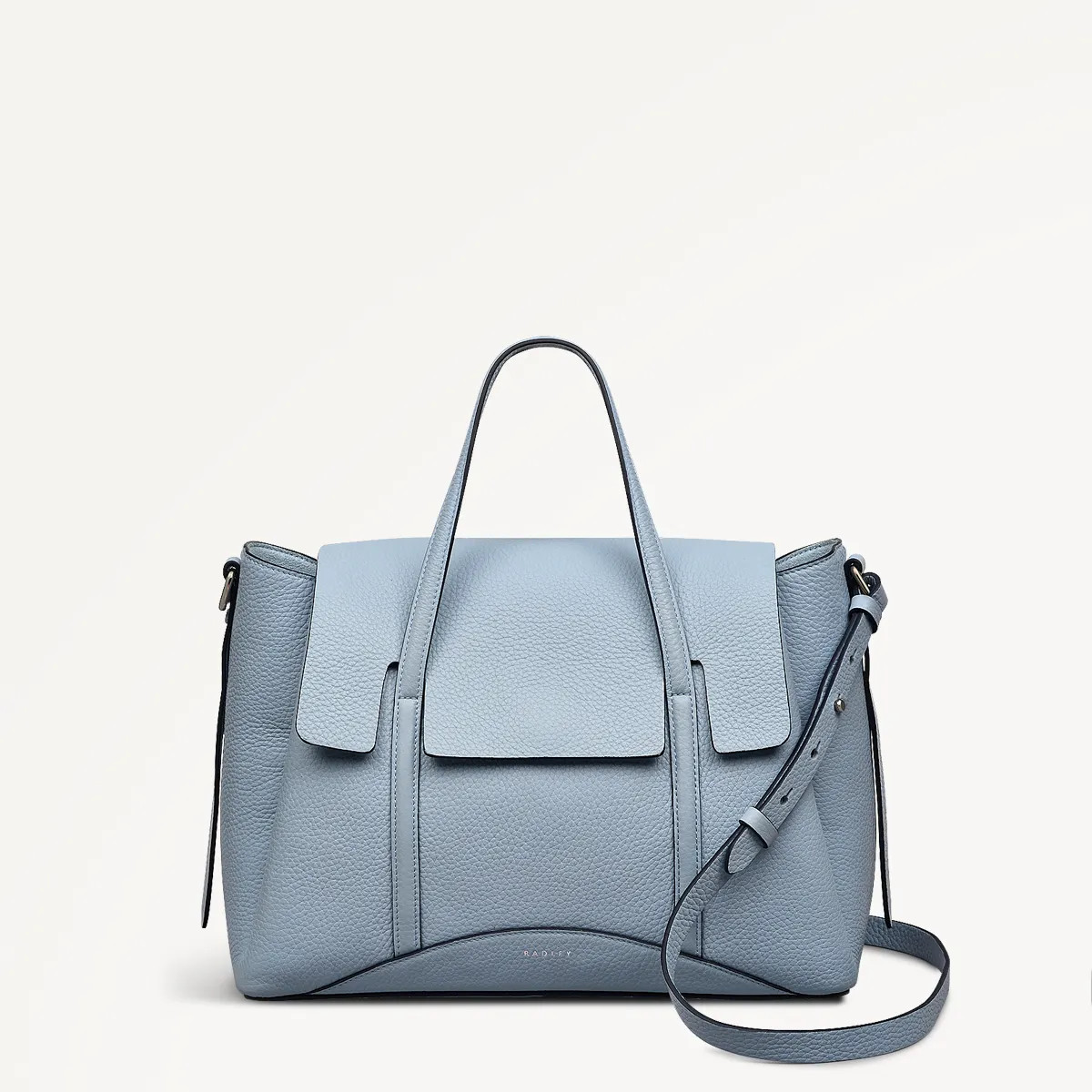 Smoke Blue Handbag Leather Grab | The Chancery SS25 | Radley | Radley London US