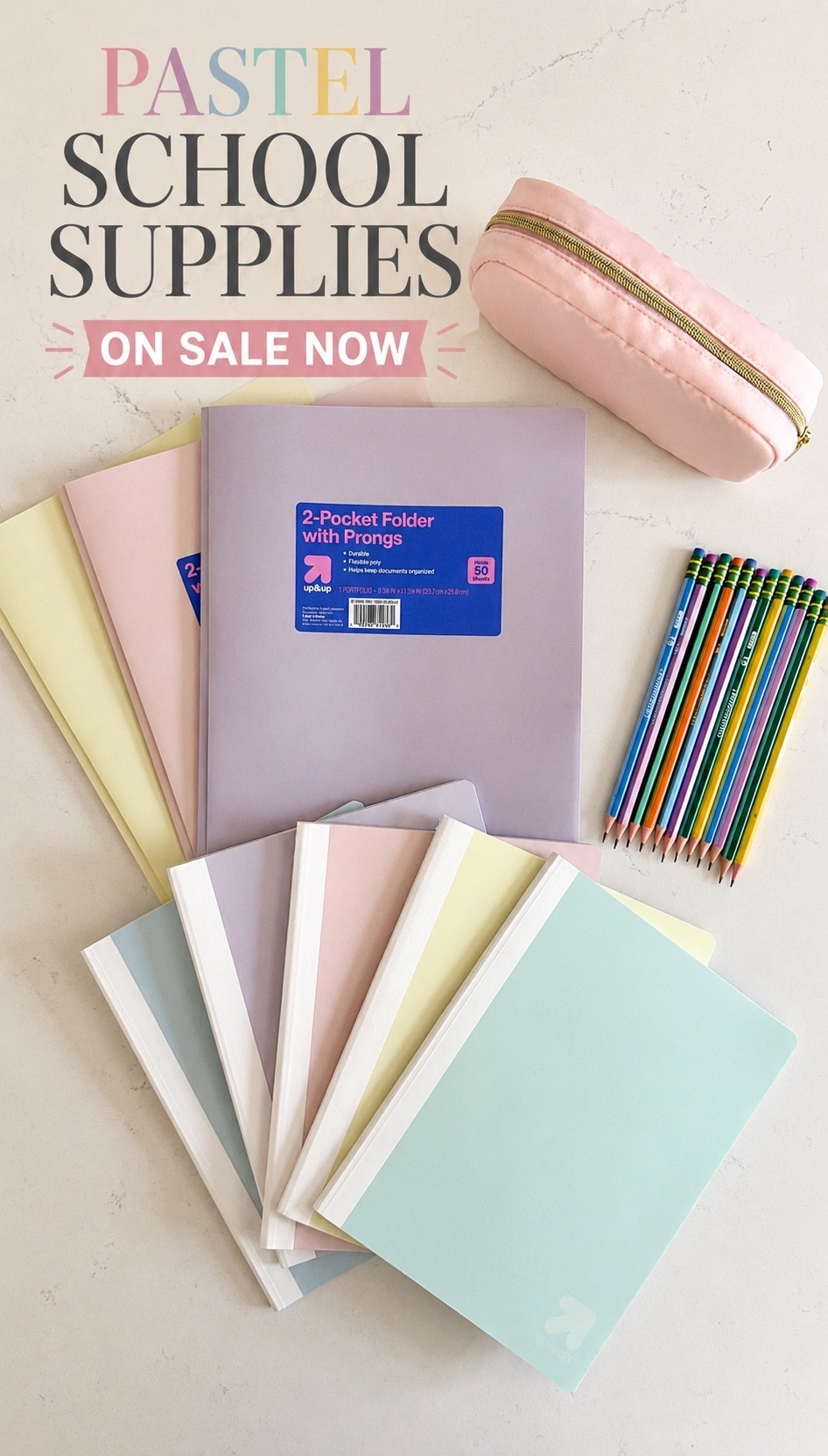 Pastel school supplies are on SALE at Target! ✏️📓🎀 These cute back to school finds are perfect for stocking up before the first day of school. From pastel folders and notebooks to colorful pencils and pencil cases, these affordable school supplies are too good to pass up. Shop these back to school deals while they’re still in stock! 🛒✨

#BackToSchool #BackToSchoolSupplies #SchoolSupplies #PastelSchoolSupplies #CuteSchoolSupplies #SchoolSupplyHaul #BackToSchoolShopping #BackToSchoolDeals #SchoolSuppliesSale #PastelAesthetic #LTKBackToSchool #LTKFinds

#LTKSaleAlert #LTKKids