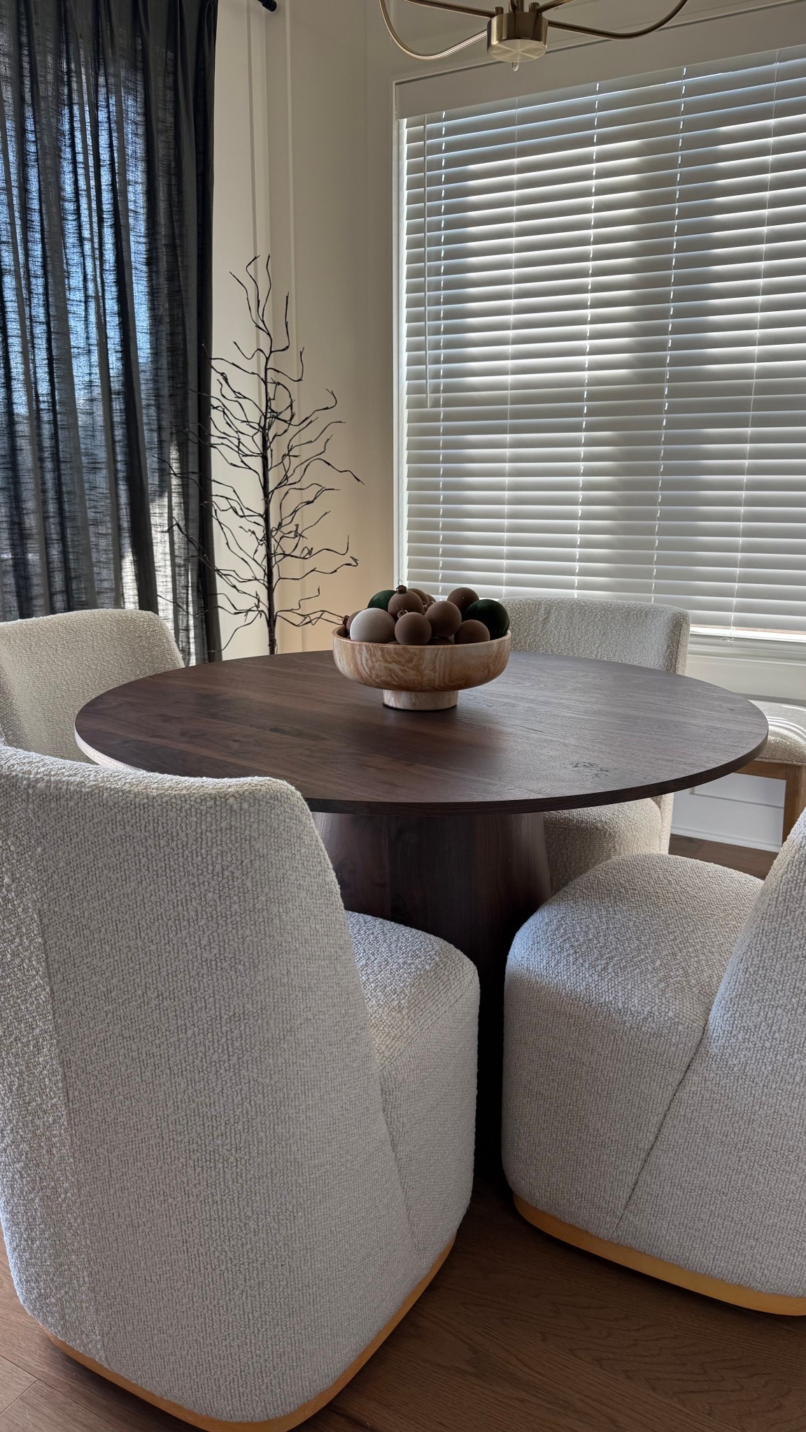 Our dining room still needs a lot more work, but I’m loving our new dining table and chairs 😍

Dining room inspiration, dining room decor, dining room table, round dining room table, upholstered dining room chair, neutral dining room inspiration, cozy dining room, cozy home, cozy at home, dining room design, pedestal dining room table, dining chairs on wheels, cozy dining chair, dining room styling, dining room table styling, dining room curtains, cozy dining room design, organic modern dining room, organic modern design, organic modern design inspo, Christmas dining room decor, Christmas decor 




#LTKHoliday #LTKHome #LTKSeasonal