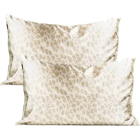 Kitsch Satin Pillowcase for Hair & Skin - Pillow Cases Standard for Adult (Leopard, 2 Pack) | Walmart (US)