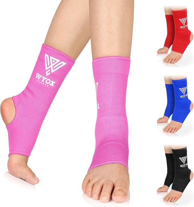 WYOX Ankle Wraps Support Boxing Gear for Men Women Muay Thai Ankle Support Kickboxing Wraps Gym A... | Amazon (US)