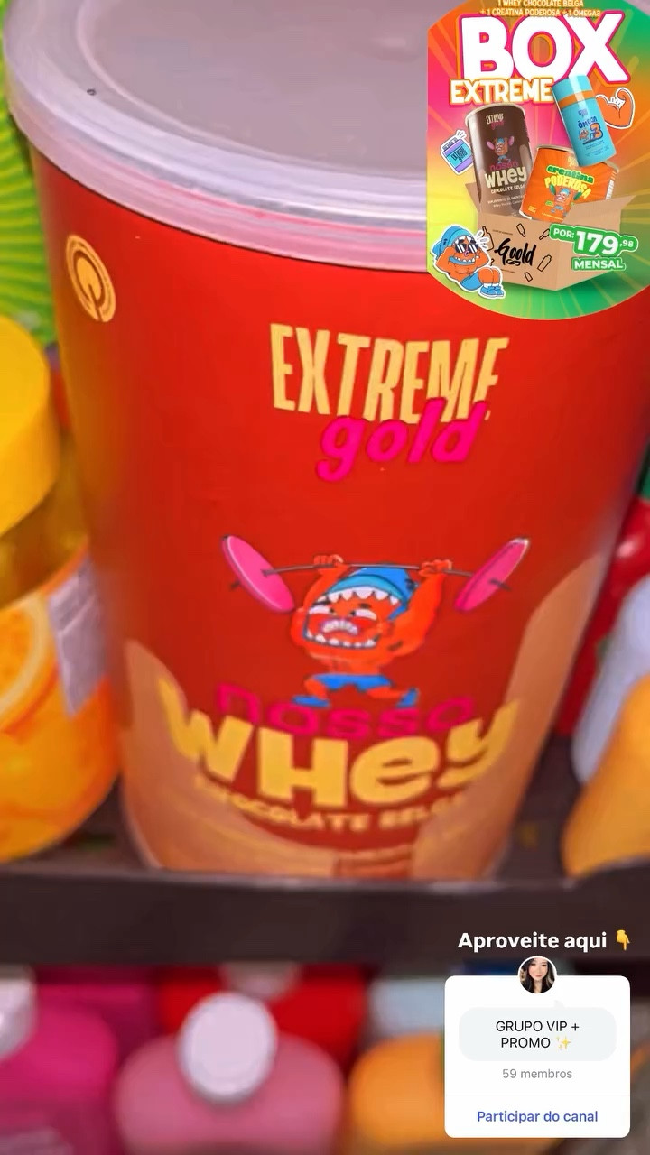 CADÊ AS MUSAS FITNESS? Hoje abriu as vagas para novas assinantes da BOX EXTREME 🏋🏻‍♀️ 

esse mês vai WHEY CHOCOLATE BELGA, CREATINA PODEROSA E ÔMEGA 3 o combo perfeito pra iniciar seu projeto fitness 💪🏼✨  

https://pay.goold.club/aff/JLIOCG/CFA6VUZJ 

Grupo vip whats https://chat.whatsapp.com/KmRYJ1kntxKAYFOZ5DEkpr?mode=gi_t 
Grupo vip insta https://www.instagram.com/channel/AbbwU-pOy6Nh41cj/?igsh=MXc0OTNrZzl0Y3c3Mw== 

#suplementos #box #whey #omega3 #creatina

#LTKbeleza #LTKhome #LTKbrasil