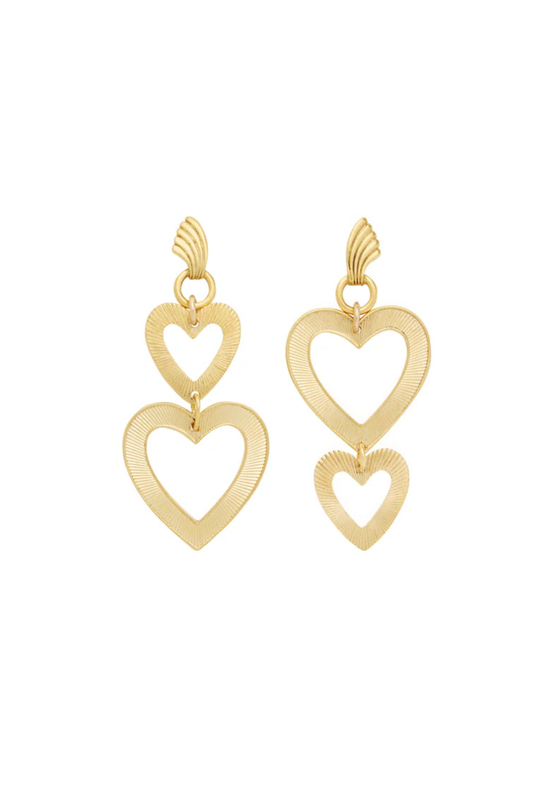 Brinker+Eliza Lover Earrings | LoveShackFancy