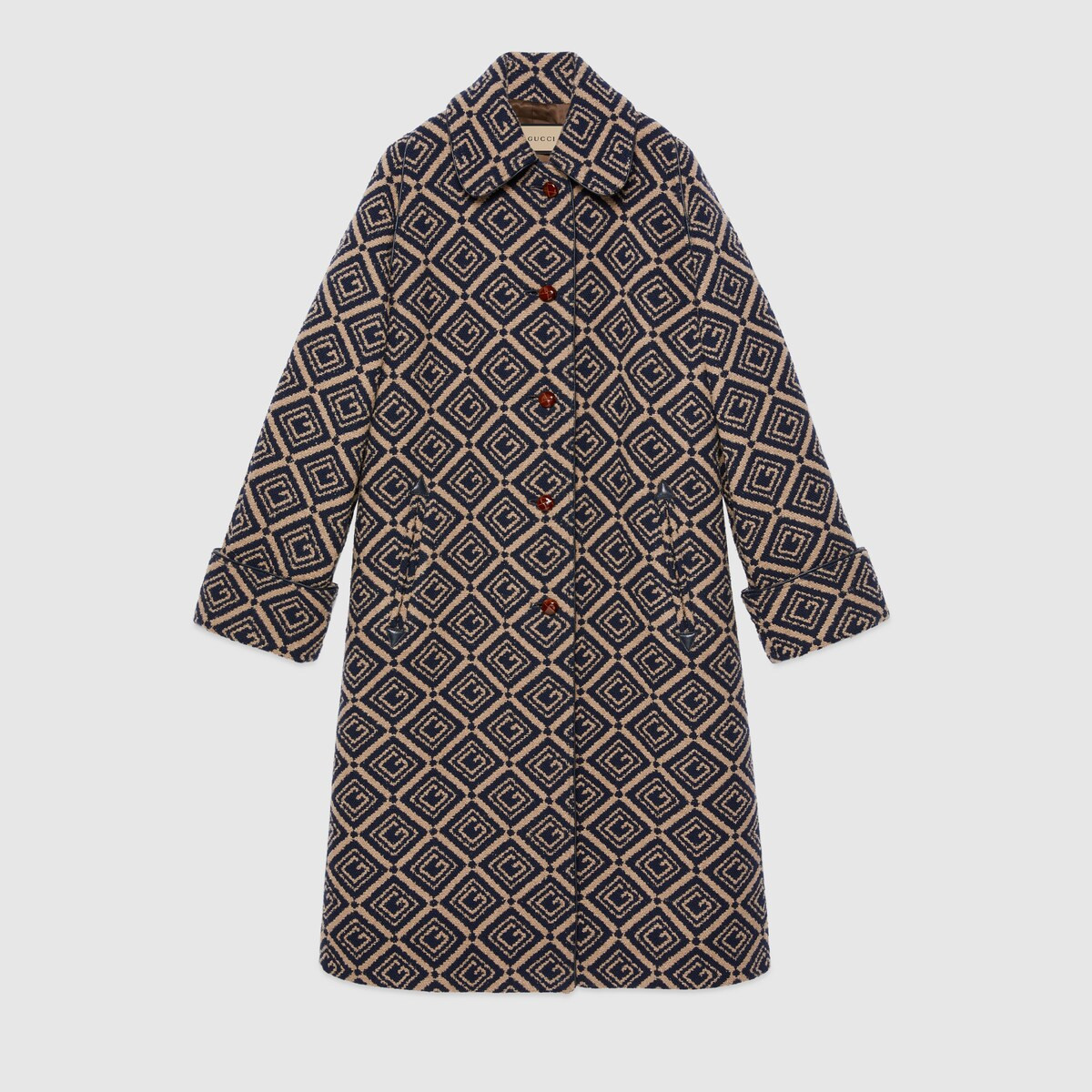 Gucci Geometric G tweed coat | Gucci EU