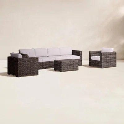 Paniagua Wicker Fully Assembled 6 - Person Seating Group with Cushions | Wayfair North America