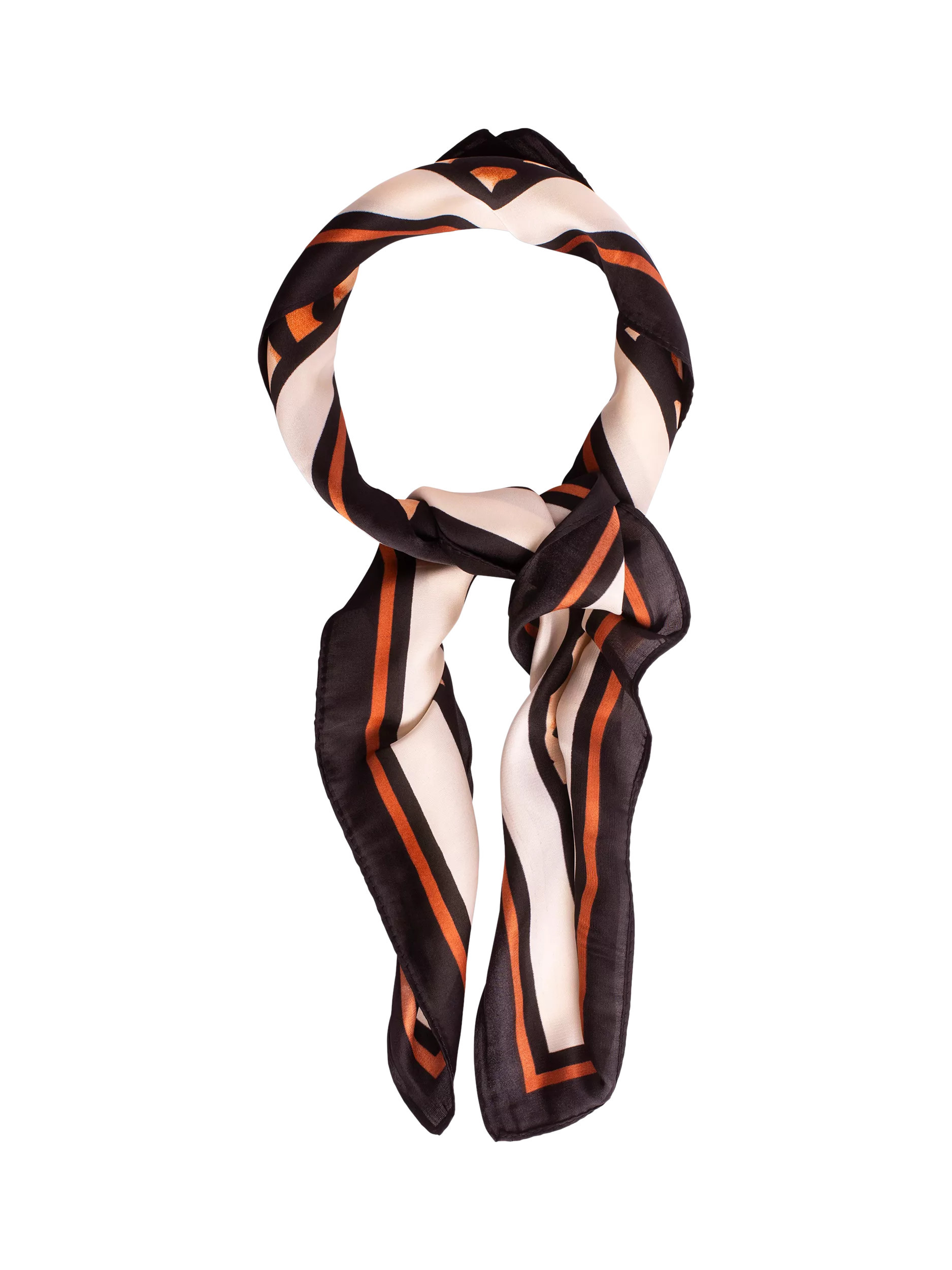 Bloom & Bay Liana Leopard Print Silk Neck Scarf | John Lewis (UK)