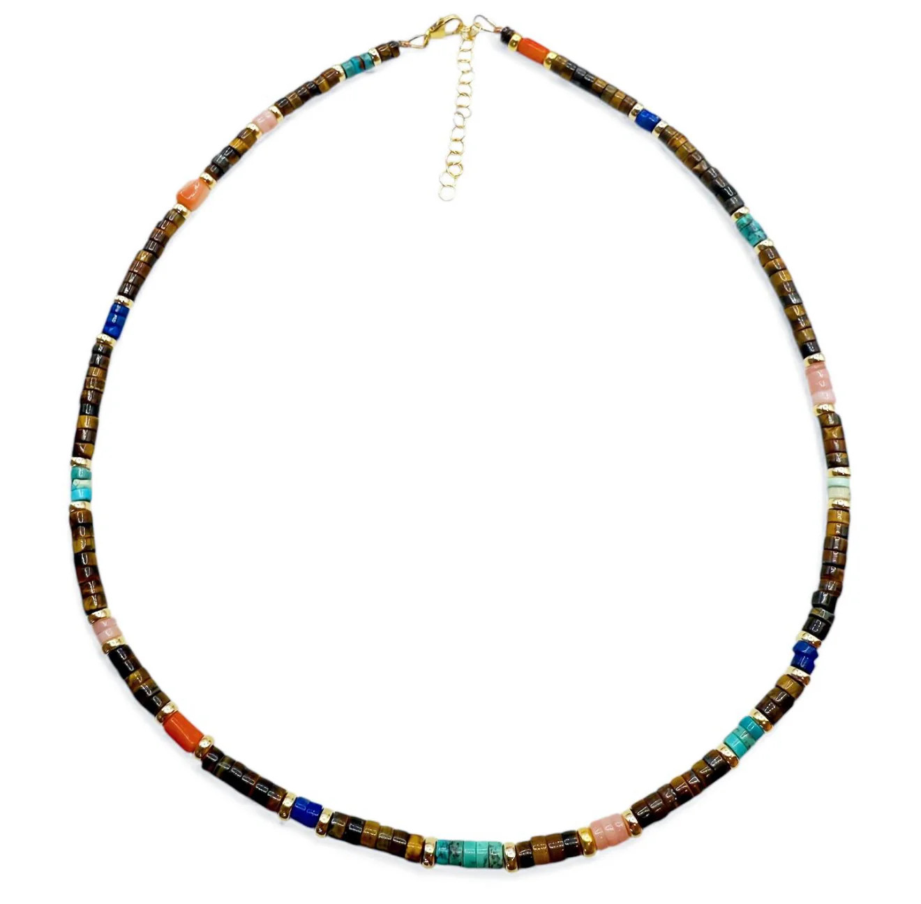 TIGERS EYE BOHO ANTIQUITY NECKLACE – SHAKTI | SHAKTI JEWELRY