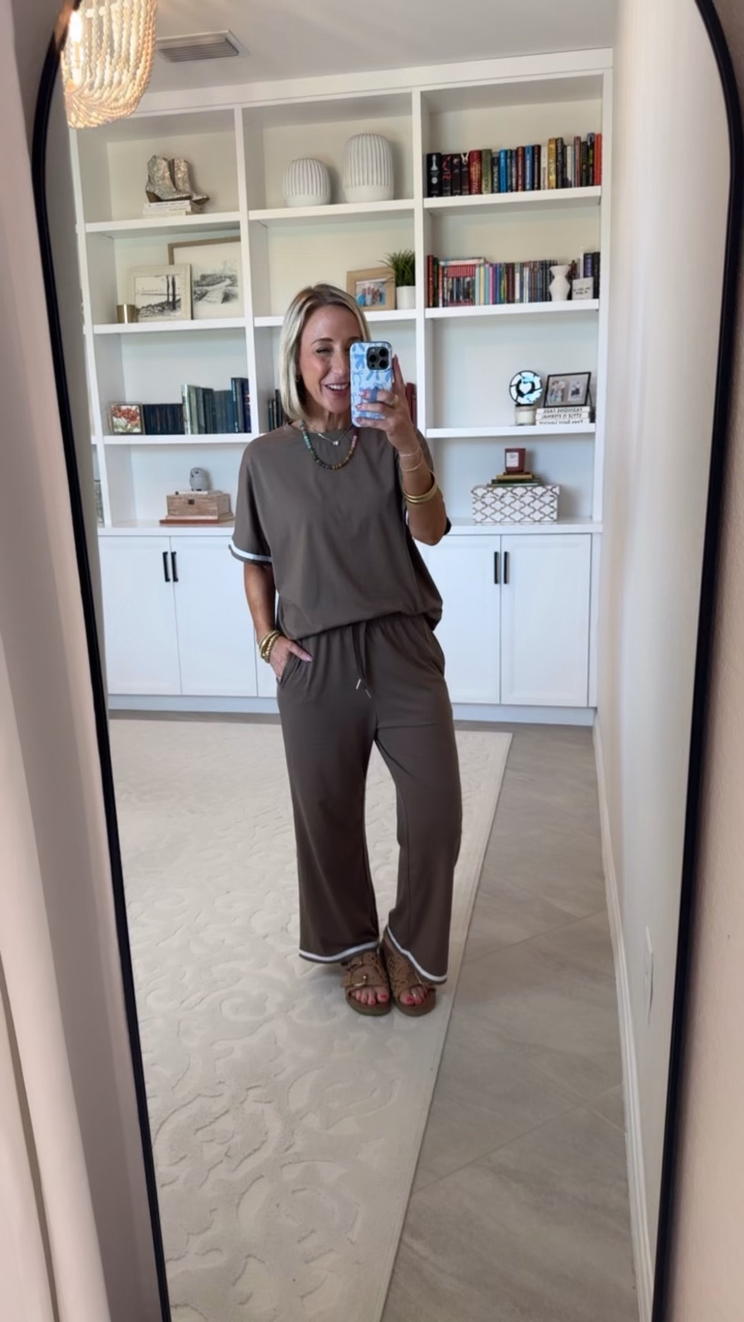 Amazon - fun 2-piece sets. Matching Short Sleeve & Wide Leg Pants Two Piece Set - size small. 6 colors.

#LTKTravel#LTKOver40#LTKSeasonal 

 