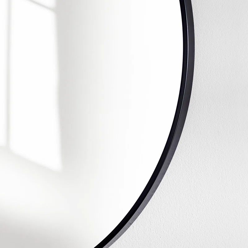 Sabine Metal Round Wall Mirror | Wayfair North America