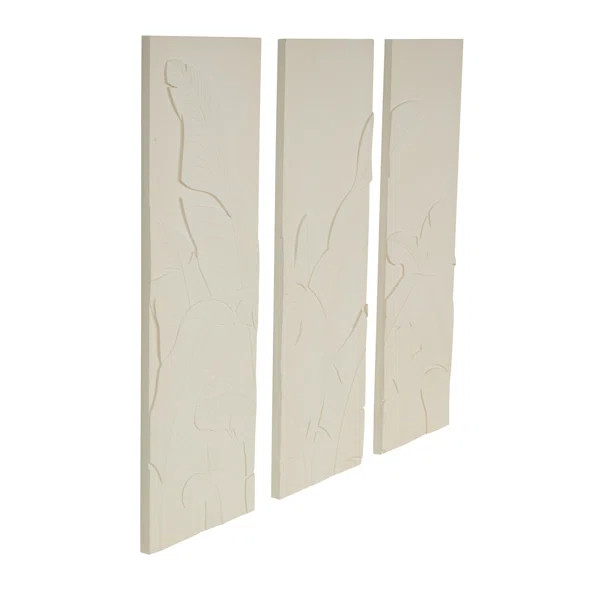 Abstract Wall Decor on Wood (Set of 3) | Wayfair North America